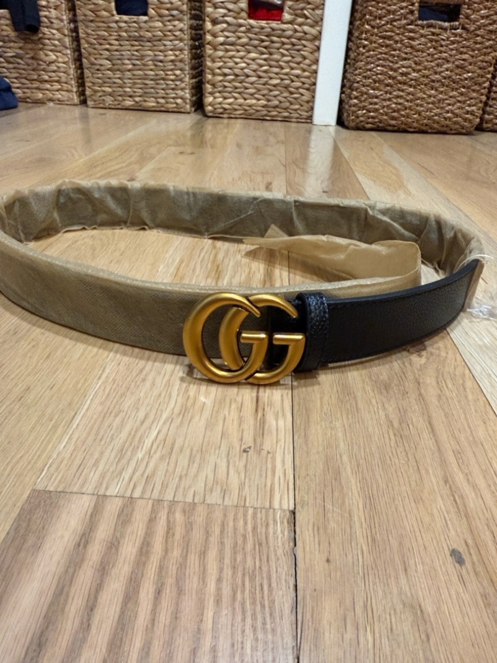 Black Leather Belt Designer Style